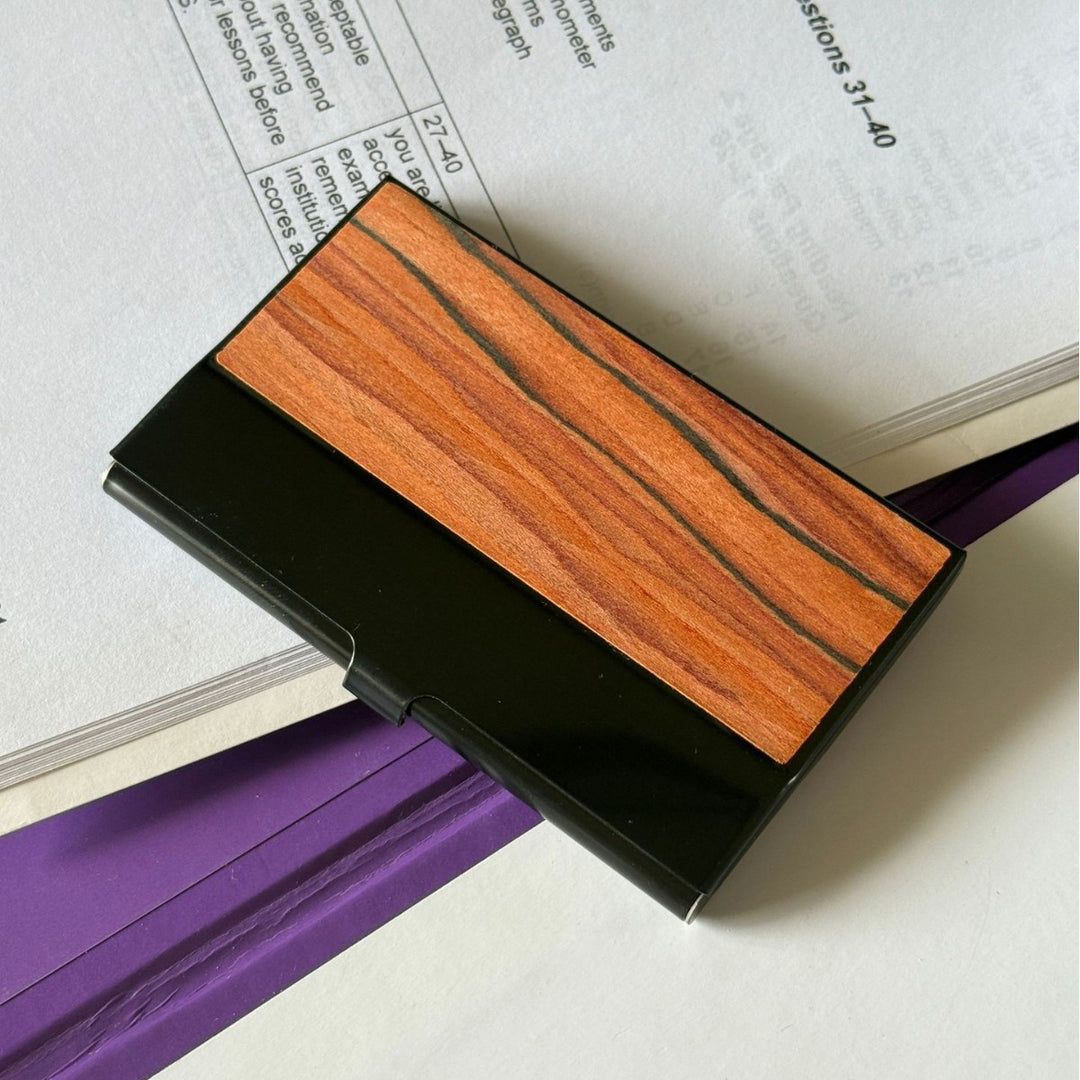 Wooden Credit Card Holder