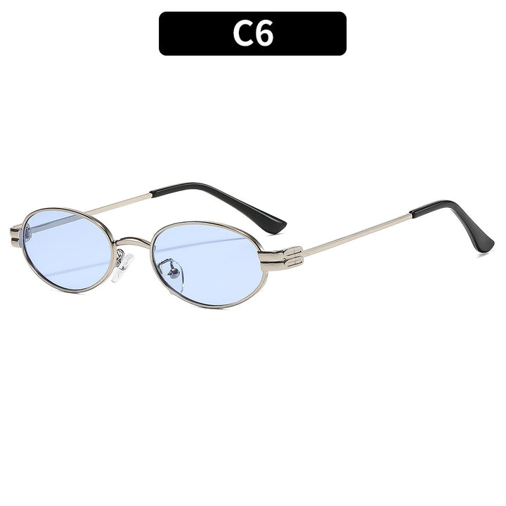 Elegant Oval Frame Sunglasses  1787664226