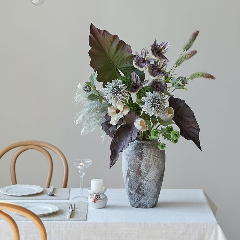 Lifelike Mixed Floral Arrangement