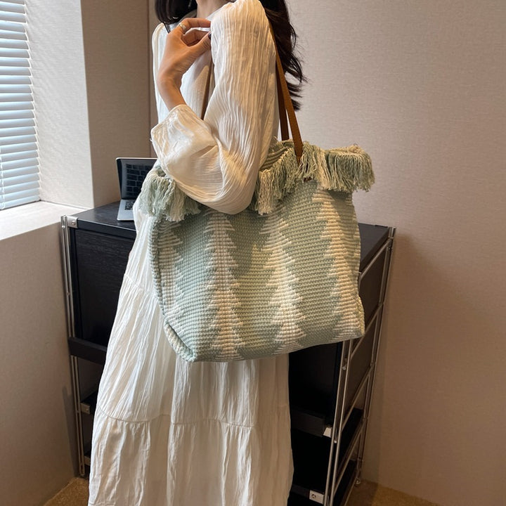 Bohemian Handwoven Tote Bag