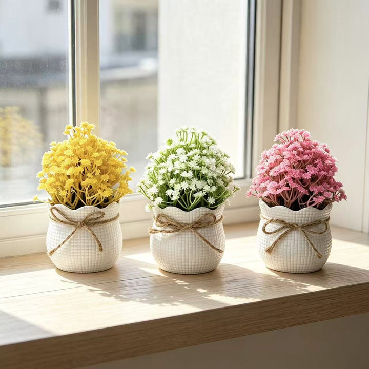 Artificial Orchid Plant for Home and Office Decor