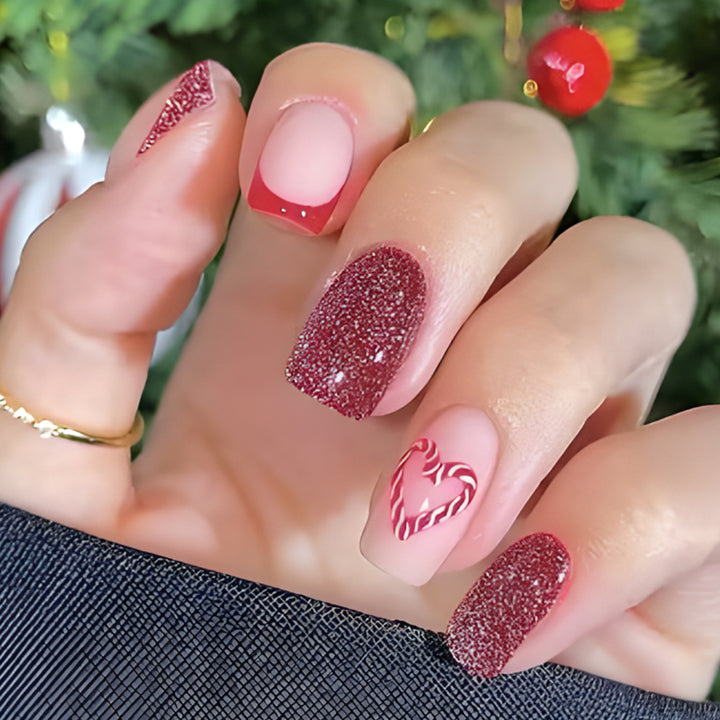 Creative Holiday Themed Press-On Nails Kalsten