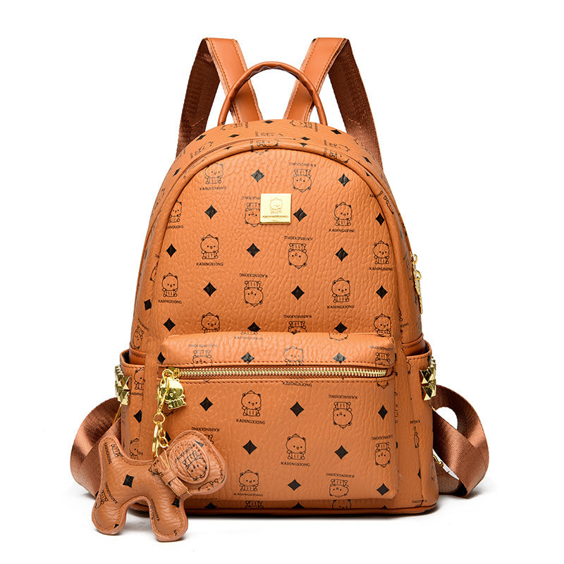 Cute Character Print Mini Backpack