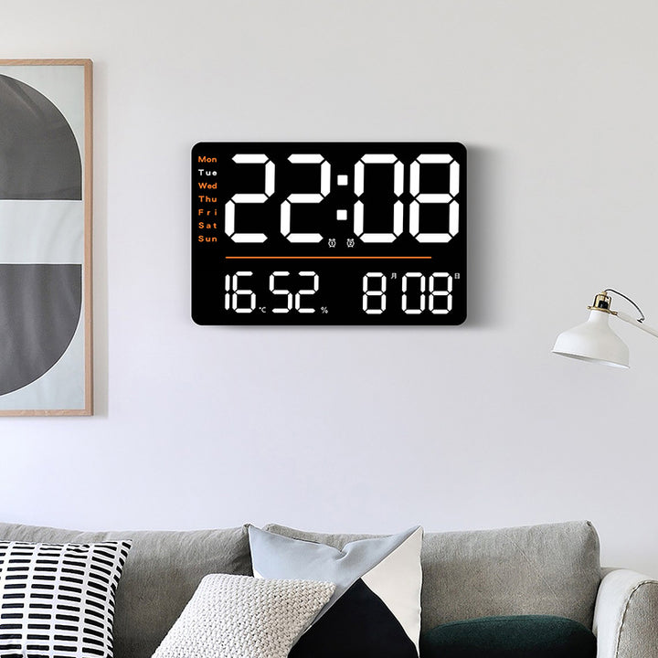 Digital Alarm Clock with Multifunction Temperature and Day of the Week Display Kalsten