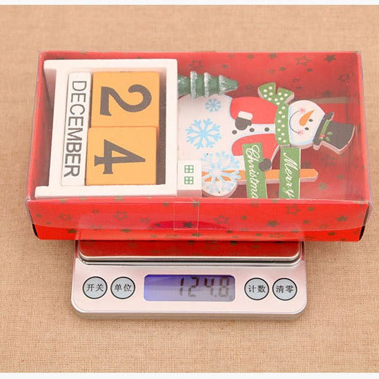 Decorative Wooden Calendar Figurine Kalsten