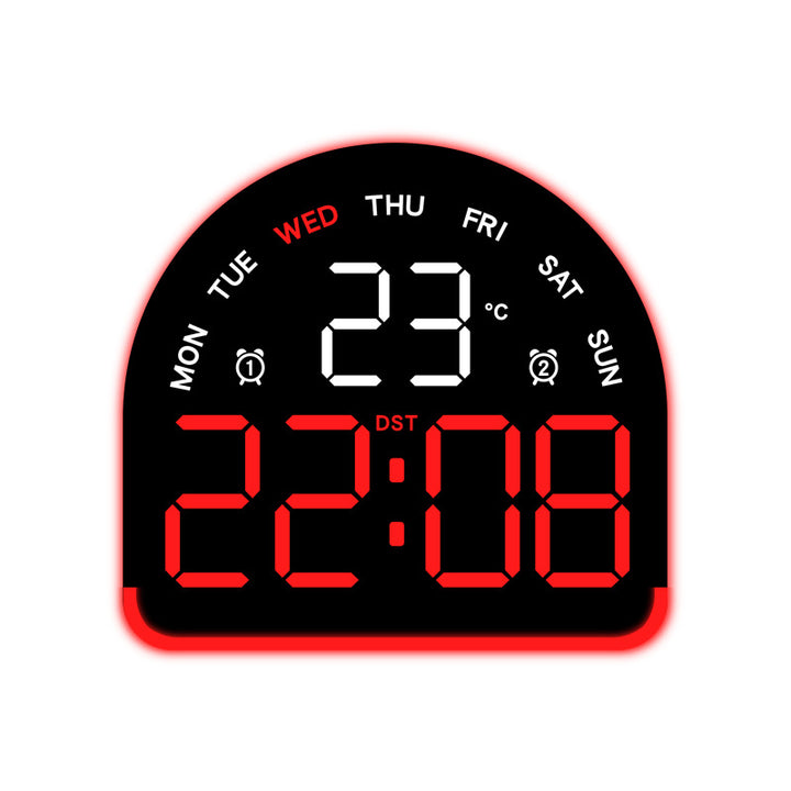 Digital alarm clock with temperature and day of the week display Kalsten