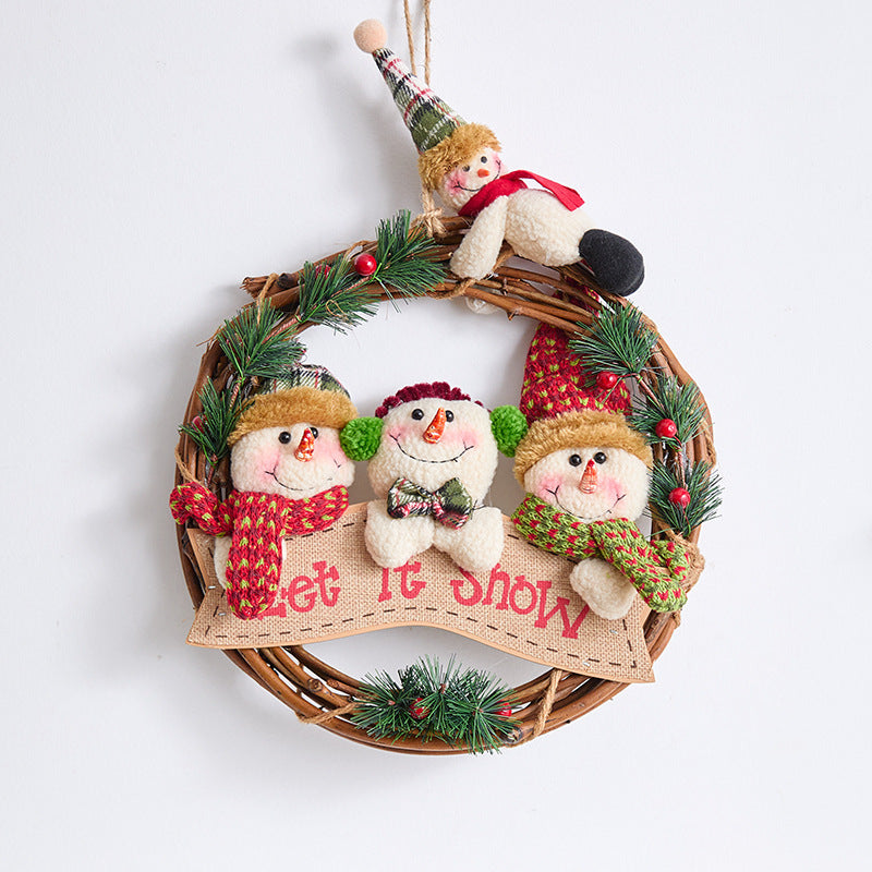 Christmas wreath with lights Kalsten