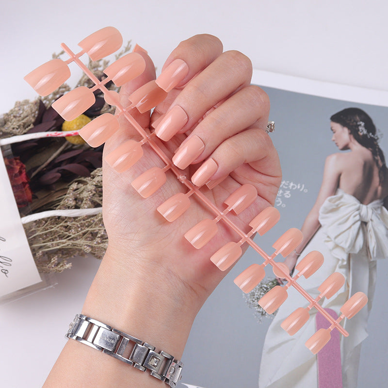Natural Glossy Press-On Nail Tips Kalsten