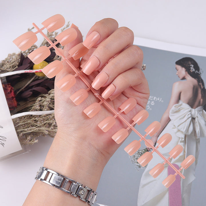 Natural Glossy Press-On Nail Tips Kalsten
