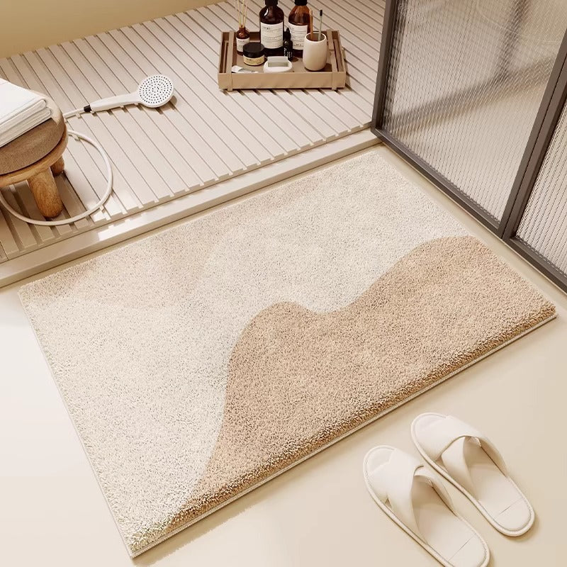Contemporary Abstract Bath Rug Kalsten