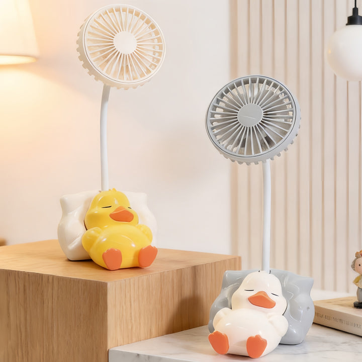 Ladies table fan in cute duck design Kalsten