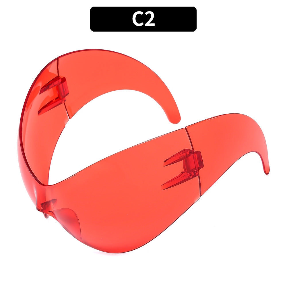 Fashion-Forward Shield Sunglasses
