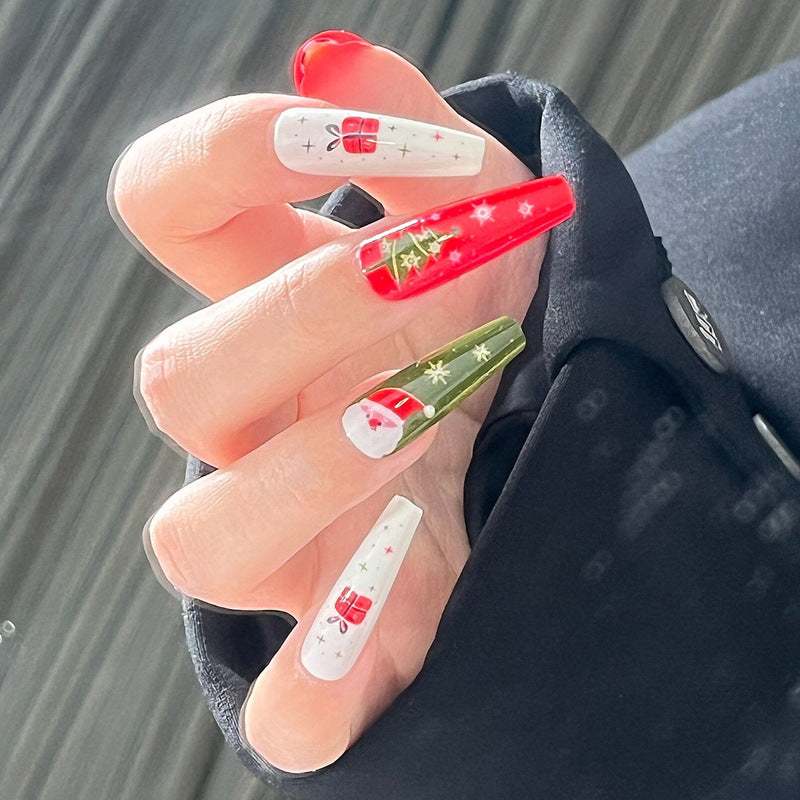 Festive Themed Press-On Nails Kalsten
