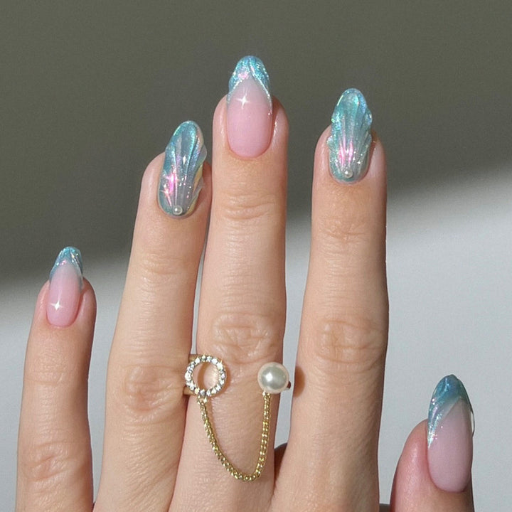 Elegant Heart-Designed Press-On Nail Tips Kalsten