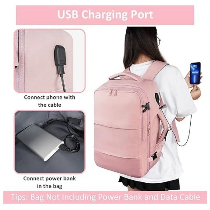 Practical travel backpack with adjustable straps and organizational pockets Kalsten