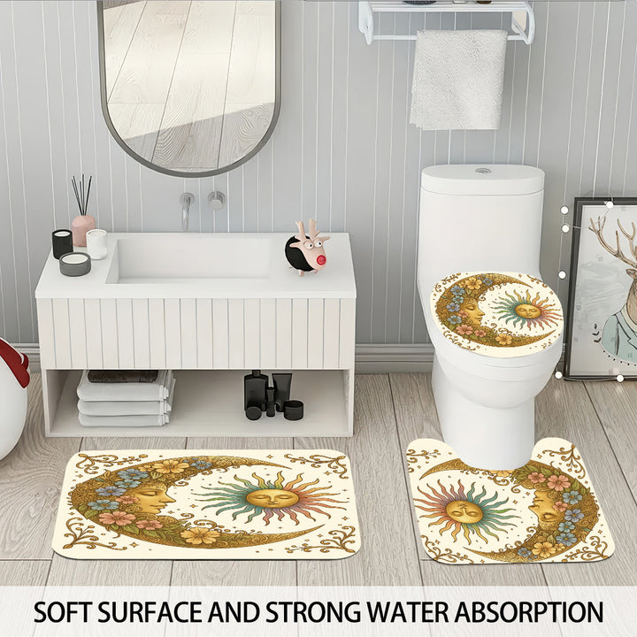 Celestial-Themed Four-Piece Bathroom Décor Set Kalsten