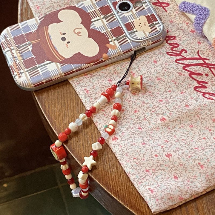 Beaded Charm Mobile Strap Kalsten