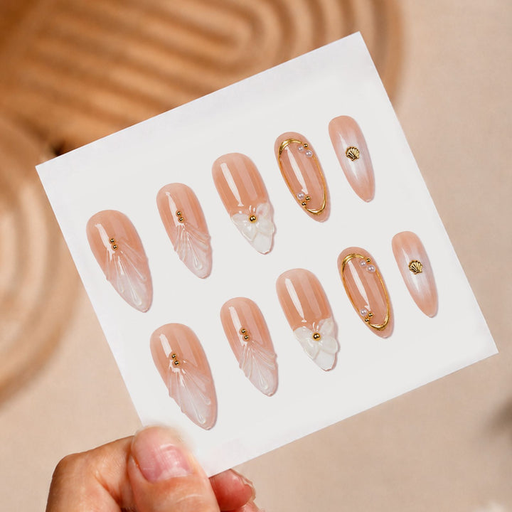 Decorative Premium Press-On Nail Art Set kalsten 1788495927