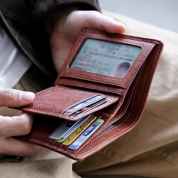 Premium Textured Leather Card Holder Kalsten