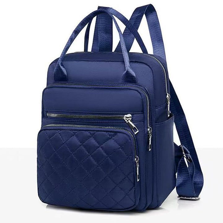 Quilted Multi-Compartment Backpack Kalsten