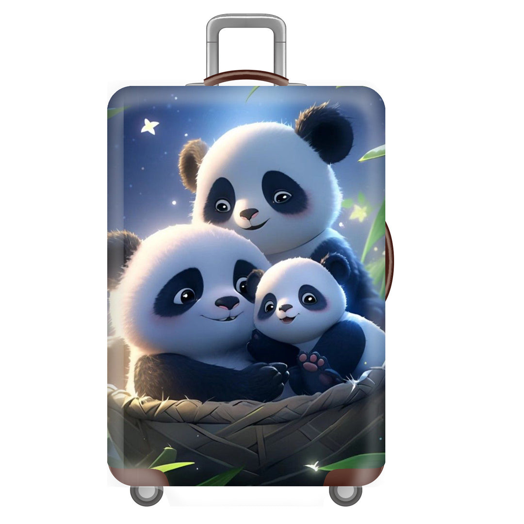 Unisex Hard-shell Travel Suitcase with Playful Panda Design Kalsten