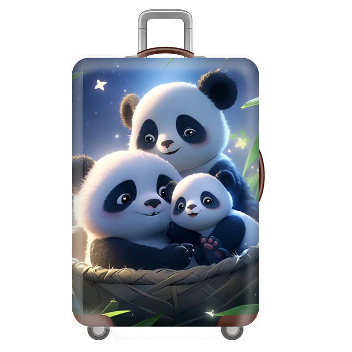 Unisex Hard-shell Travel Suitcase with Playful Panda Design Kalsten