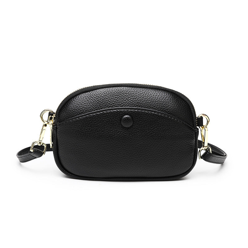 Chic Soft Leather Crossbody Bag