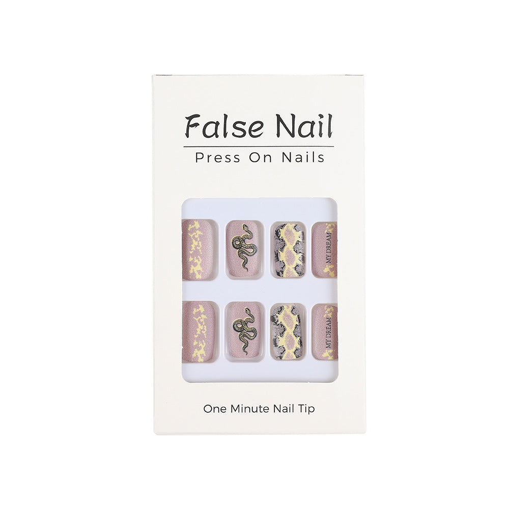 Creative Nail Art with Snake Design Kalsten