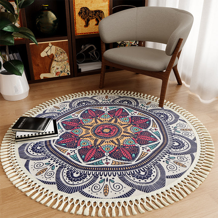 Round Decorative Area Rug Kalsten