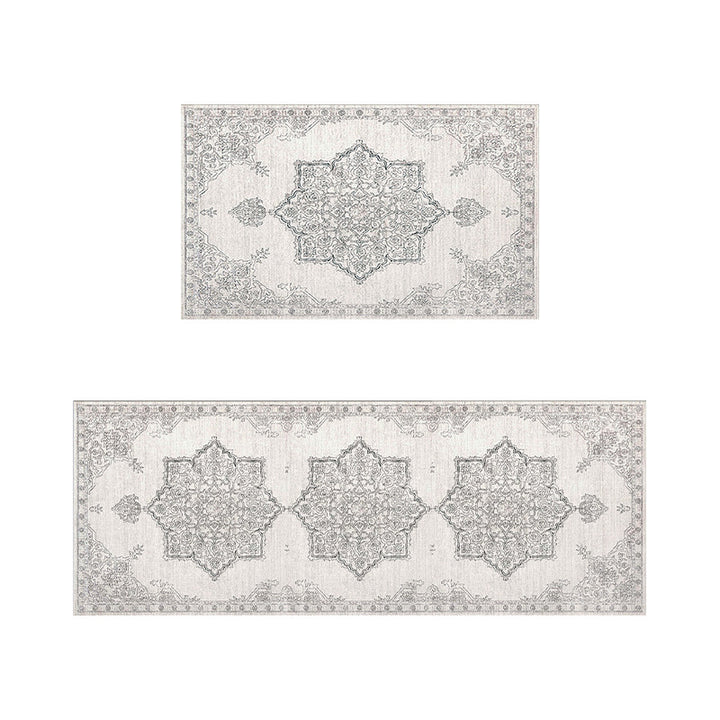 Vintage Floral Pattern Area Rug Set Kalsten