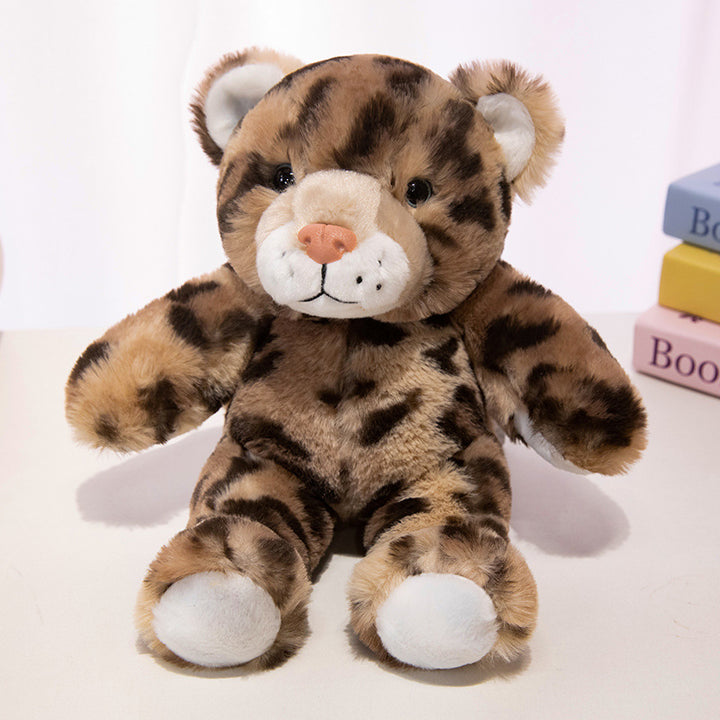 Plush Cow Cuddle Companion with Soft Faux-Fur, Embroidered Face & Huggable Snout Kalsten