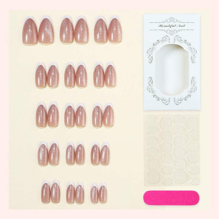Premium Glittery Press-On Nail Set Kalsten