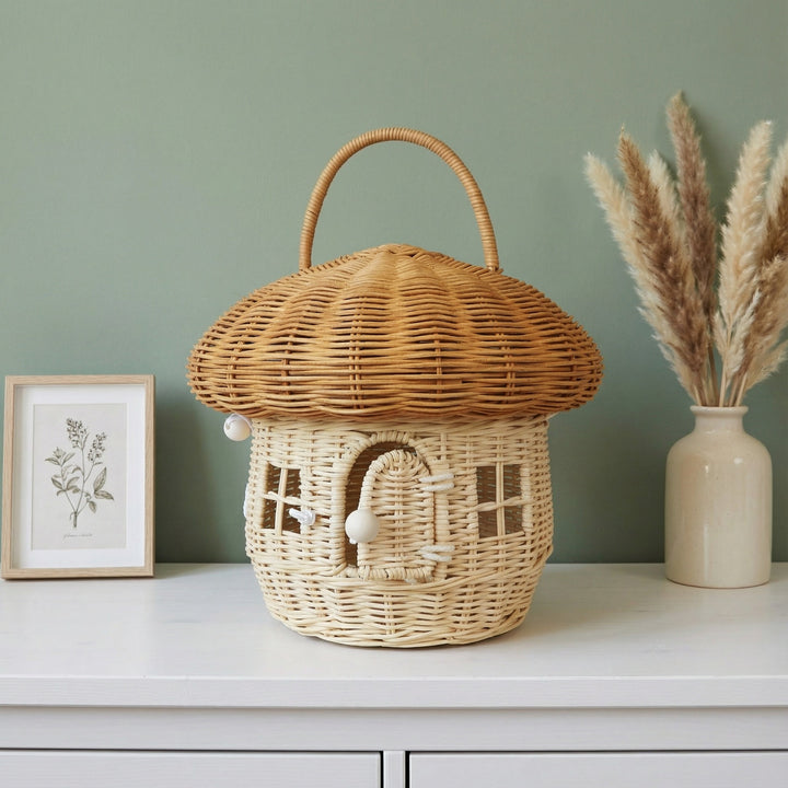 House-shaped storage basket Kalsten