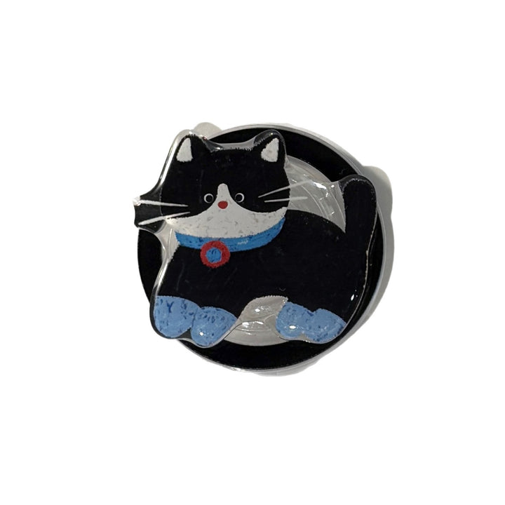 Playful Cat Motif Smartphone Finger Holder Kalsten