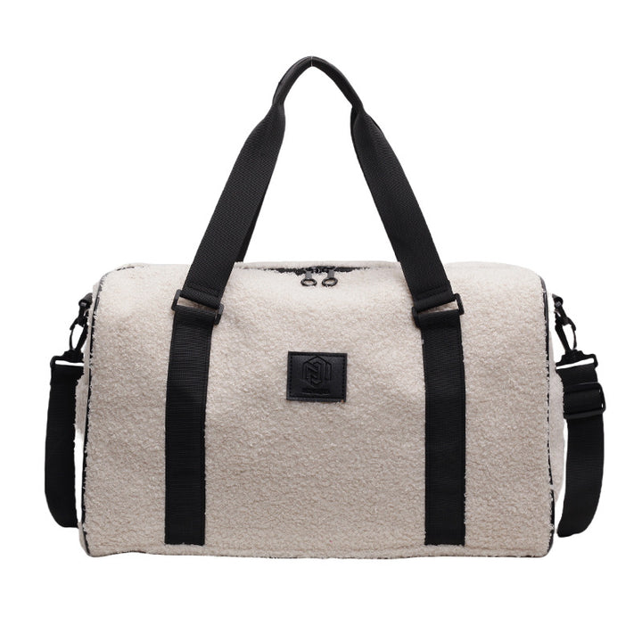 Cozy Fleece-Lined Travel Duffle Bag Kalsten