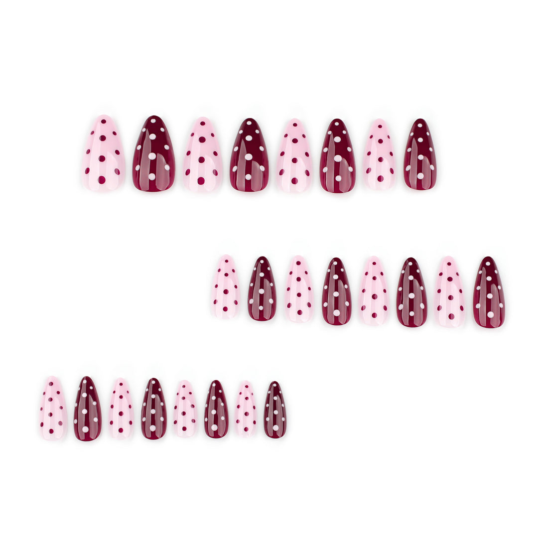 Artful Nail Extensions with Dots and Elegant Accents Kalsten