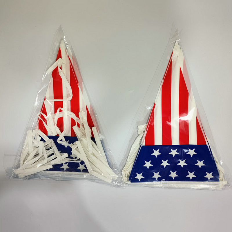 Unisex nan robust Outdoor Pennant String made of polyester with star field and pointed pendants Kalsten