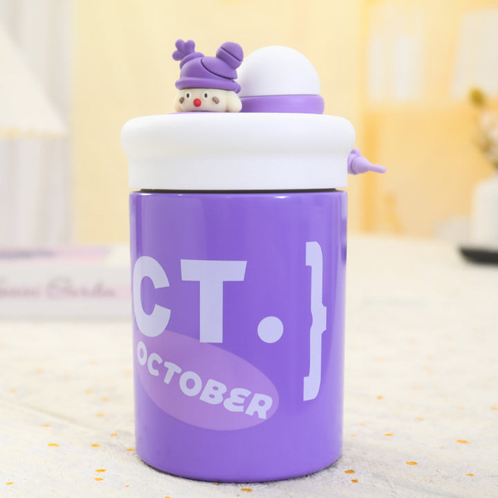 Women's creative drinking bottle with playful lid Kalsten