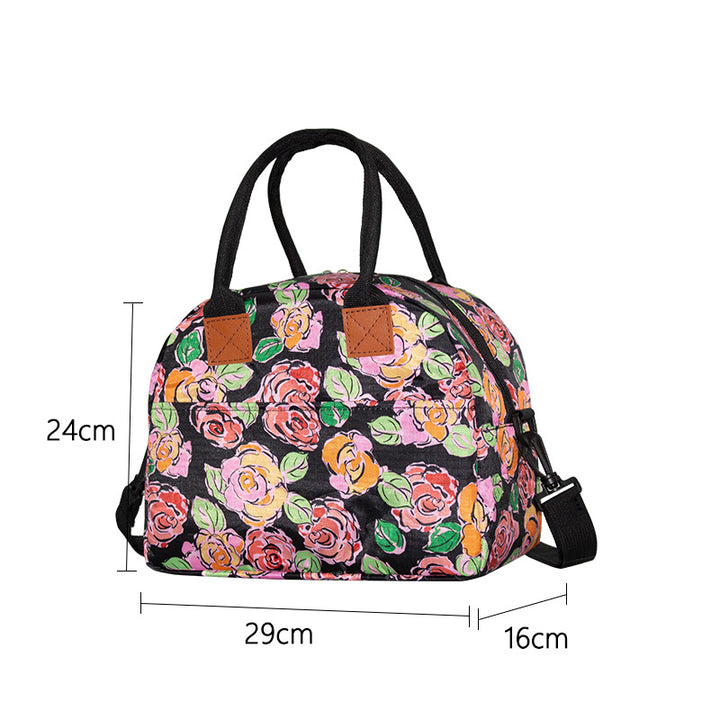 Women’s cooler bag with floral pattern and practical insulated compartment Kalsten
