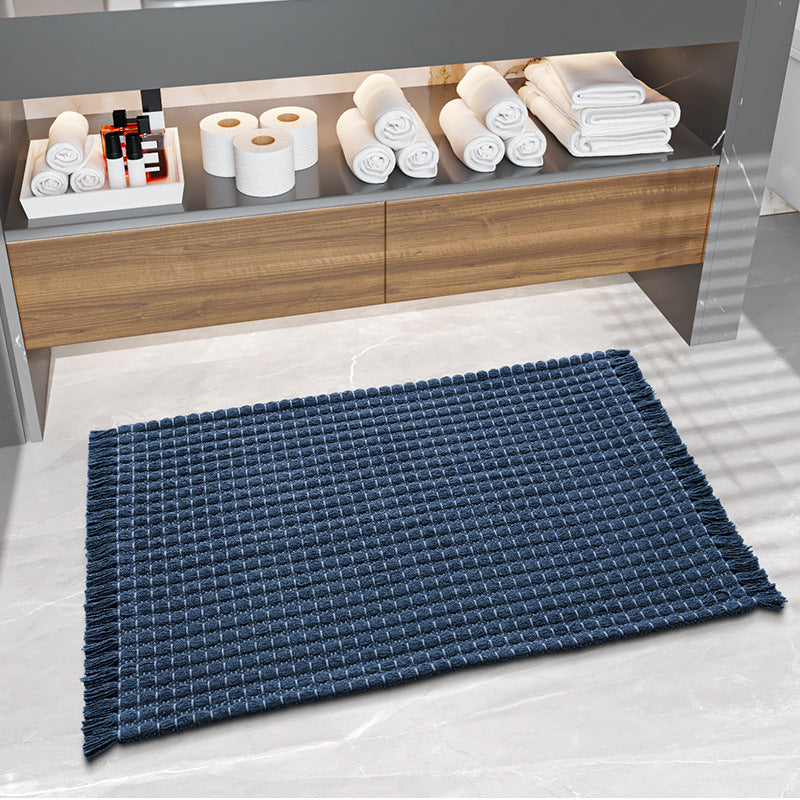 Textured Woven Bath Rug