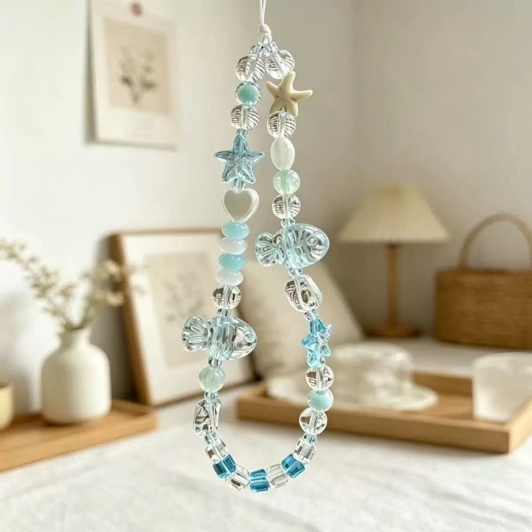 Handmade Beaded Sea-Themed Necklace Kalsten
