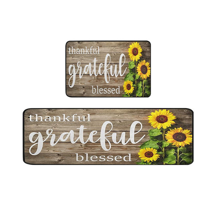 Decorative Harvest-Themed Welcome Mat