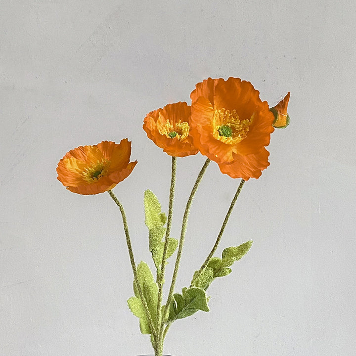 Realistic Decorative Ranunculus Stem