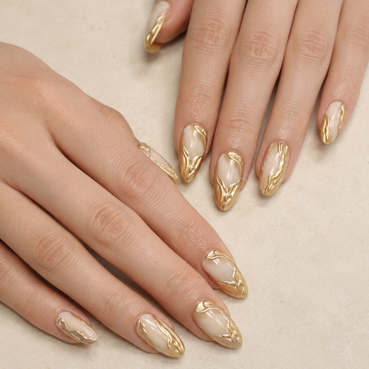 Artistic Sculpted Acrylic Nail Enhancements Kalsten