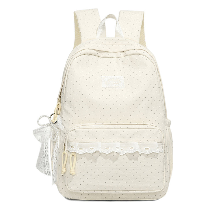 Stylish Polka Dot Backpack Kalsten