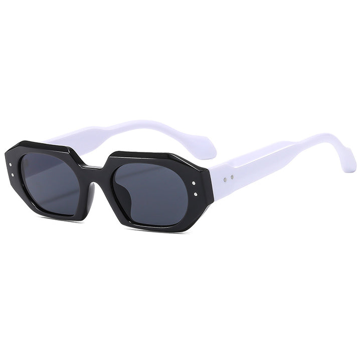Women's Polished Sunglasses in Modern Octagon Design Kalsten