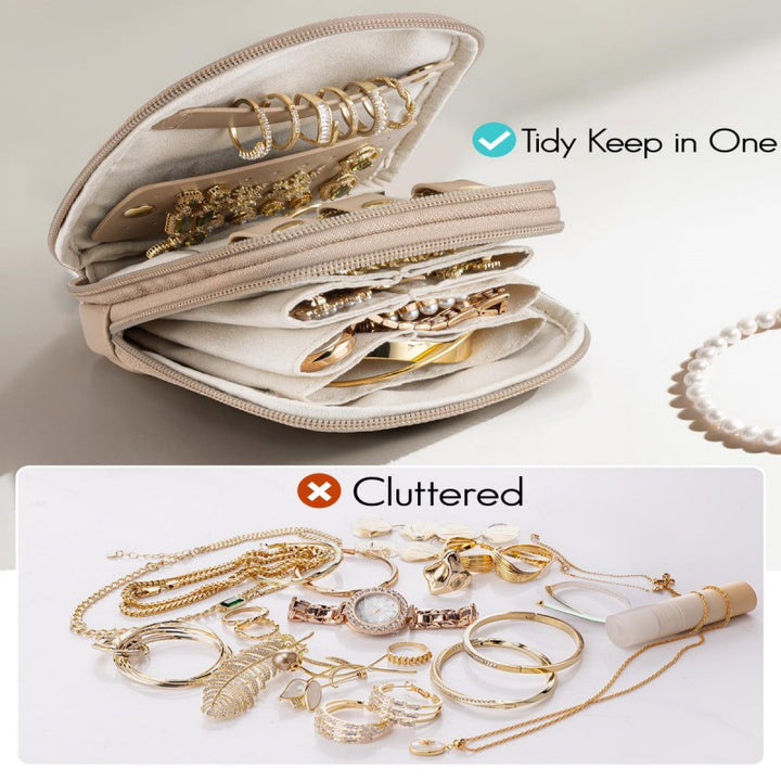Elegant jewelry organizer with multiple compartments Kalsten