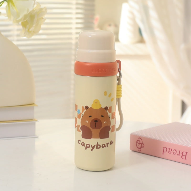 Ladies Insulated Drinking Bottle with Cheerful Animal Motif Kalsten