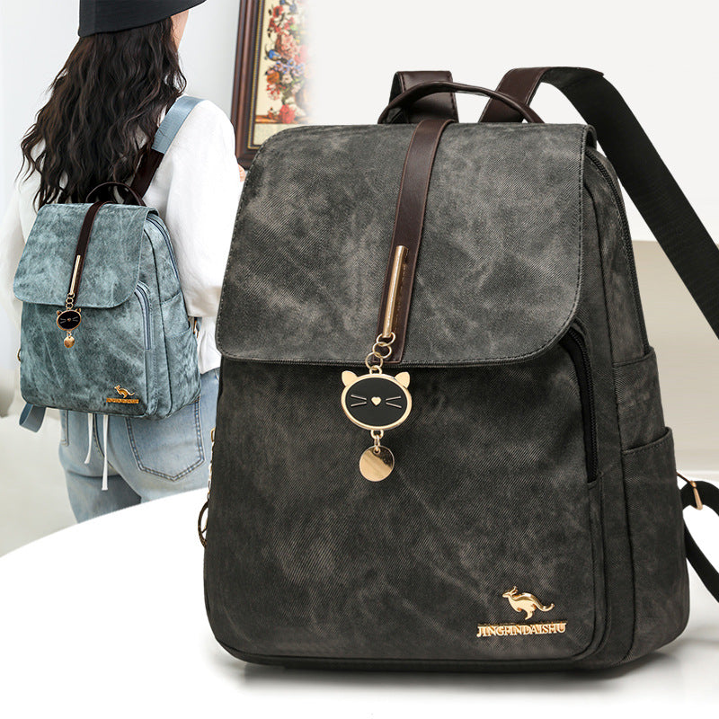 Vintage-Inspired Canvas Backpack Kalsten