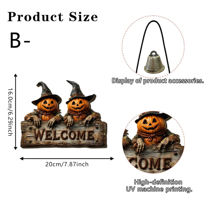 Creepy Welcome Sign Decor Kalsten